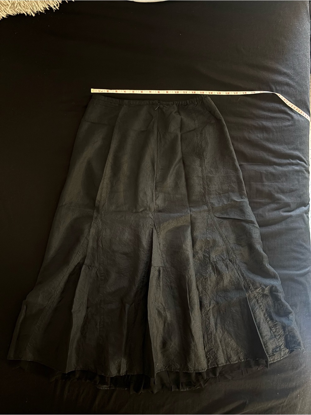 J. Jill Black A-Line Midi Skirt